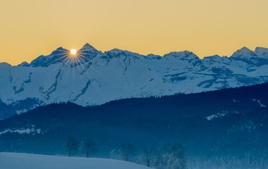 Sonnenaufgang zwischen Schlieren und Urirotstock  | Richi Brandenberger, Ruswil 