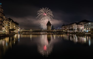 Das neue Jahr wurde am 1. Januar mit einem Feuerwerk begrüsst  | Markus Suppiger, Buttisholz 